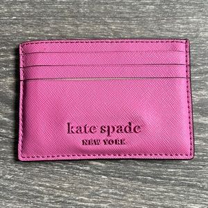 Pink Kate spade ♠️ Card holder
